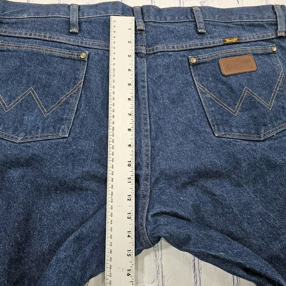 Wrangler Blue Cowboy Country Western Denim Jeans VINTAGE 47MWZPW MENS SIZE 44X30 - Picture 6 of 11